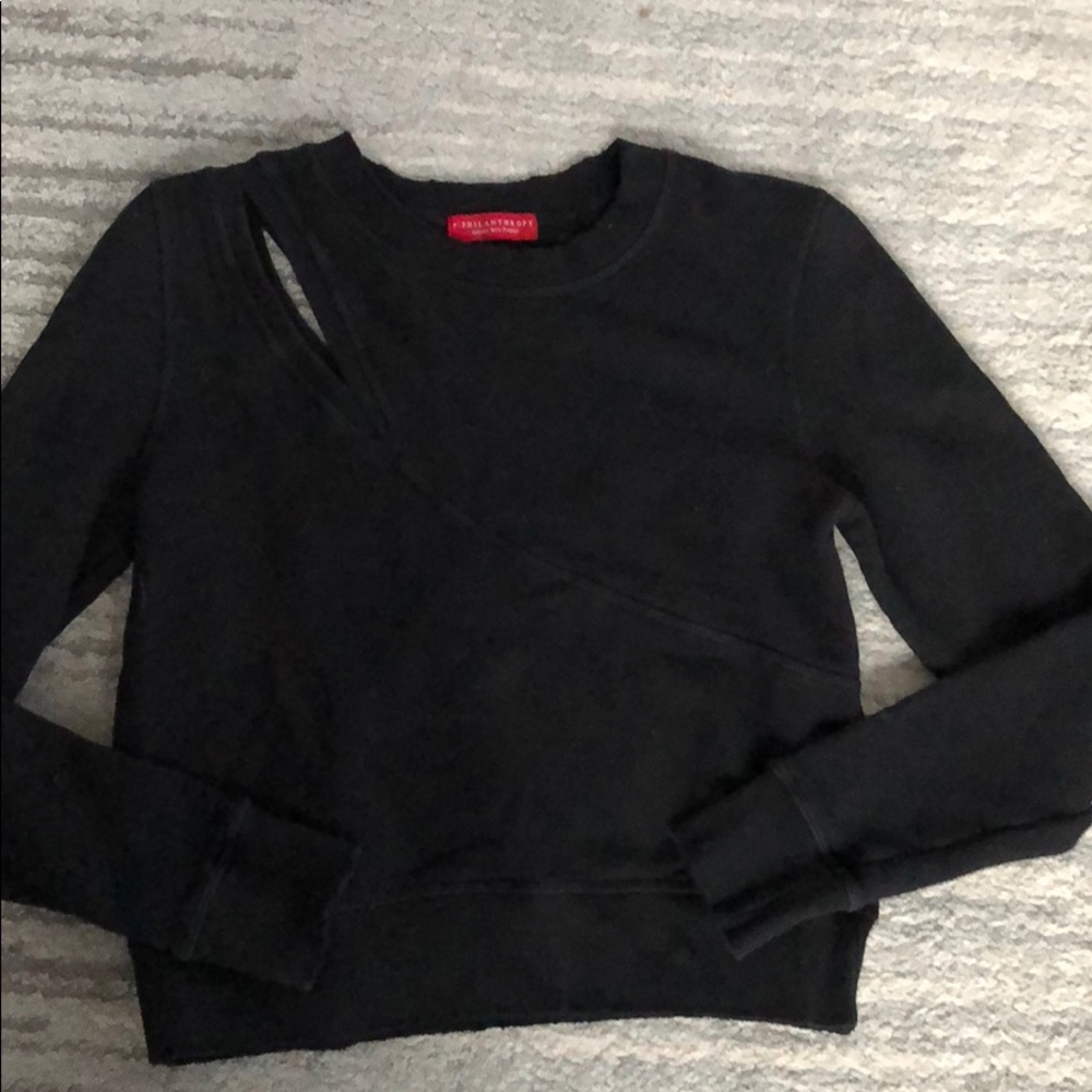 NPhilanthropy short sweatshirt